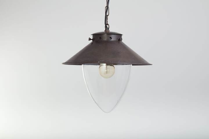 Französische Pendelleuchte mit konischem Glas – Belvedere Nr. 131 | LumArt